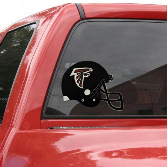 "atlanta Falcons Tezm Helmet 12"" Window Cling"