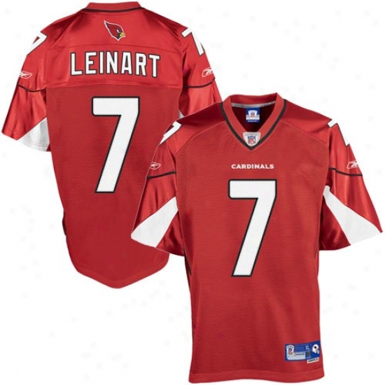 Az Cardinals Jersey : Reebok Nfl Equipment Az Cardinals #77 Matt Leinart Red Premier Harness Twill Football Jersey