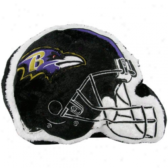 Baltimore Ravens 14'' Team Helm Plush Pillow