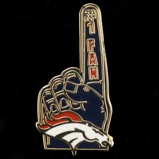 Broncos Gear: Broncos #1 Fan Pin