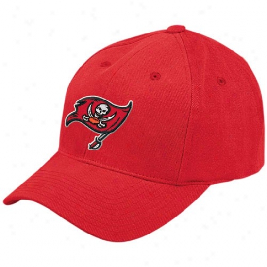 Bucs Hat : Reebok Bucs Red Youth Basic Hat