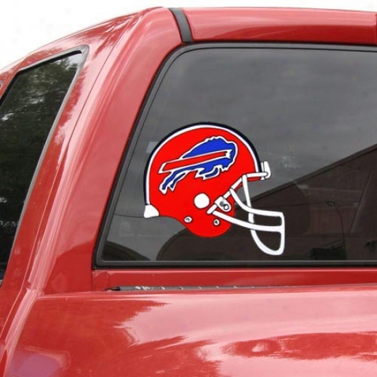 "buffalo Bills Team Helmet 12"" Window Cling"