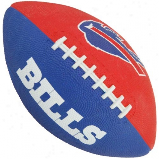 Buffalo Bills Juvenility Royal Blue-red Hail Mary Rubber Football