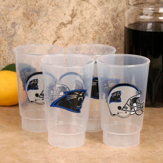 Carolina Panthers 4-pack 16oz. Plastic Cups