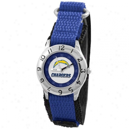 Chargers Watches : Chargers Youth Navy Blue Spell Teacher Watches