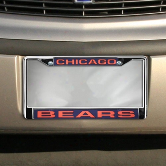 Chicago Bears Chrome Permission Plate Frame