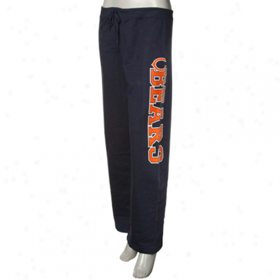 Chicago Bears Ladies Navy Livid Lateral Spirit Loll Pants