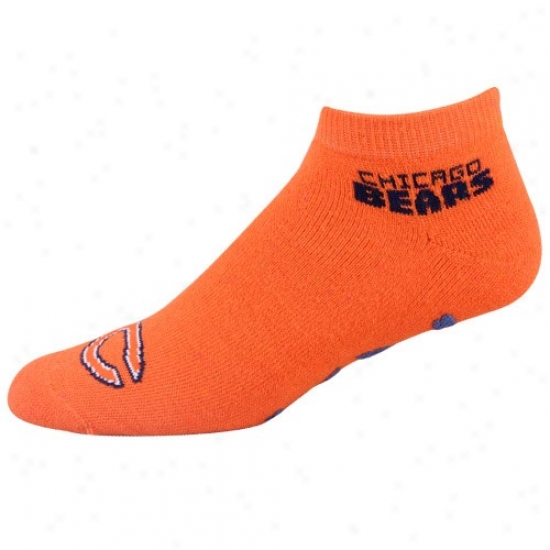 Chicago Bears Orange Slipper Socks (medium)