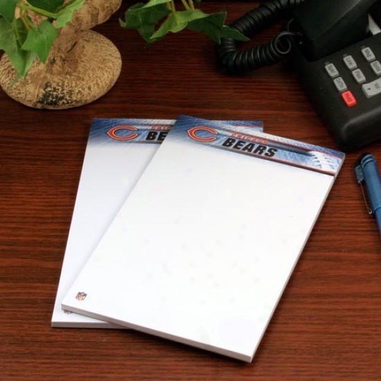 Chicago Bears Two-pack 5'' X 8'' Team Logo Notepads