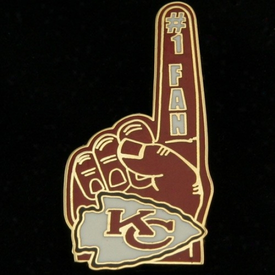 Chiefs Merchandise: Chiefs #1 Fan Pin