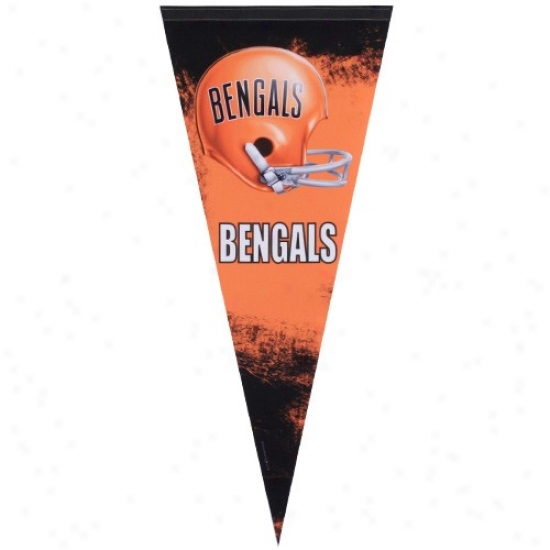 Cincinnati Bengals 17'' X 40'' Premium Felt Pennant
