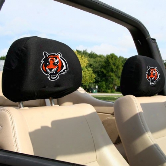 Cincinnati Bengals 2-pack Headrest Covers