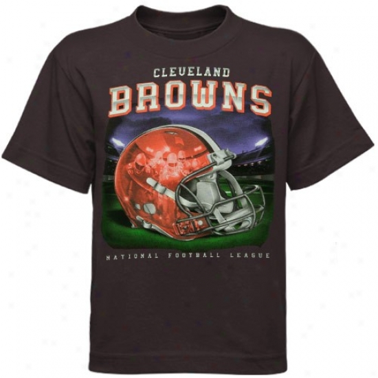 Clevelaand Brown Shirts : Reebok Cleveland Brown Preschool Brown Reflection Shirts