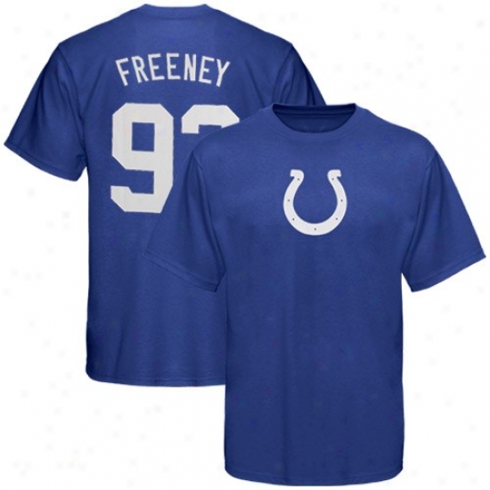 Colts Attire: Reebok Colts #93 Dwight Freeney Kingly Livid Scrimmage Gear T-shirt