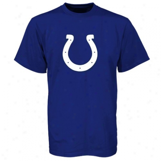 Colts Tee : Reebok Colts Royal Blue Youth Primary Logo Tee