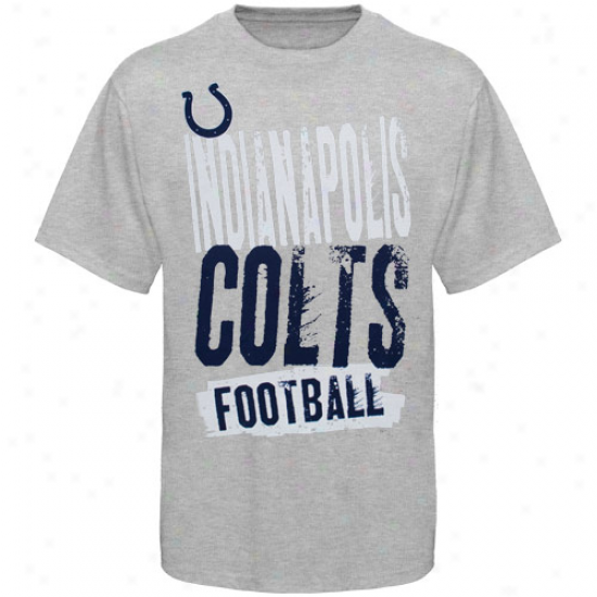 Colts Tee : Reebok Colts Youth Ash Team Pride Tee