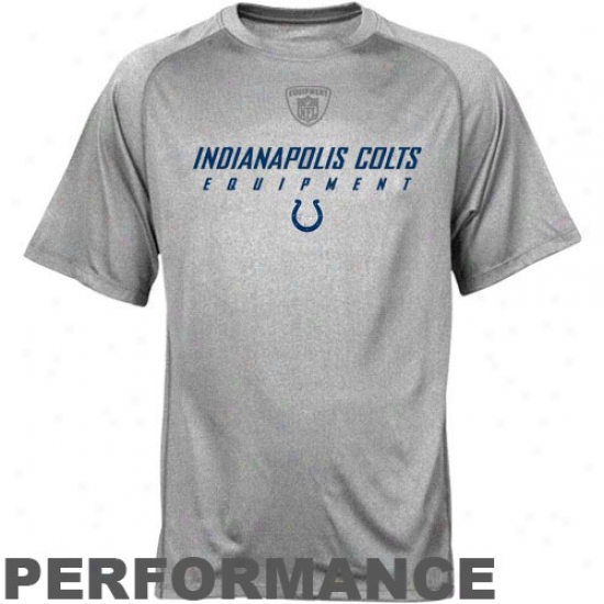 Colts Tshirts : Reebok Nfl Equipment Colts Ash Equipspeed Performance Tshirts