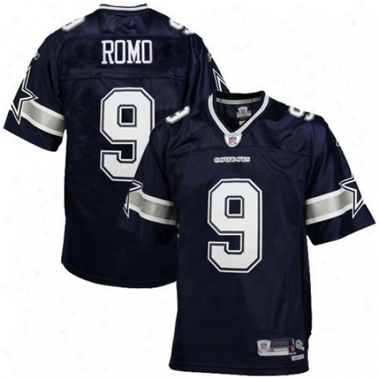 Cowboys Jerseys : Reebok Nfl Equipment Cowbpys #9 Tony Romo Youth Navy Dismal Premier Football Jerseys