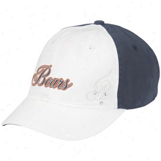 Da Bears Hats : Reebok Da Bears Ladies White Charlie Adjustable Hats