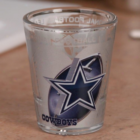 Dallas Cowboys 2 Oz. Enhanced High Definition Shot Glass
