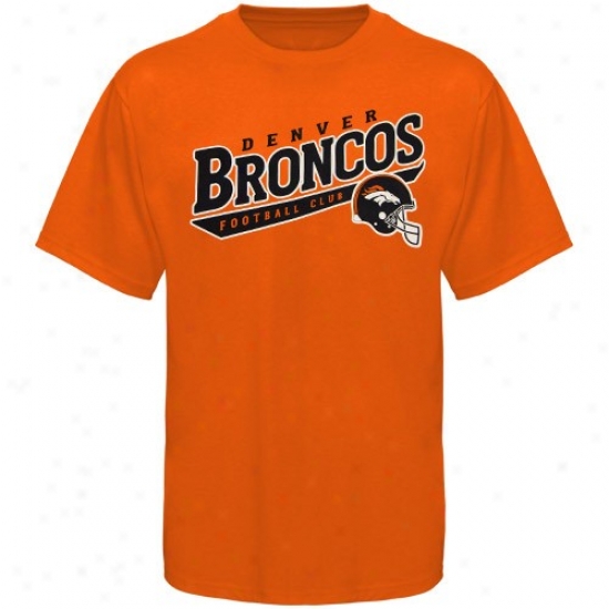 Denver Broncos Apparel: Reebok Denver Broncos Orange The Call Is Tails T-shirt