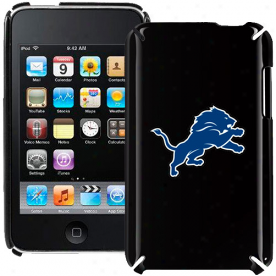 Detroit Lions Black Ipod Touch Hard Shell