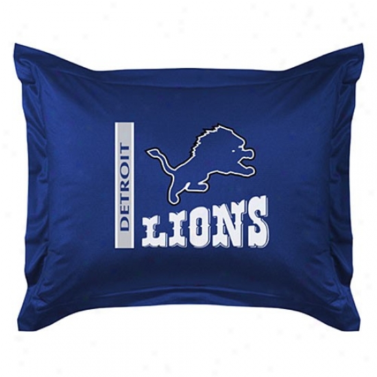 Detroit Lions Locker Room Pillow Sham