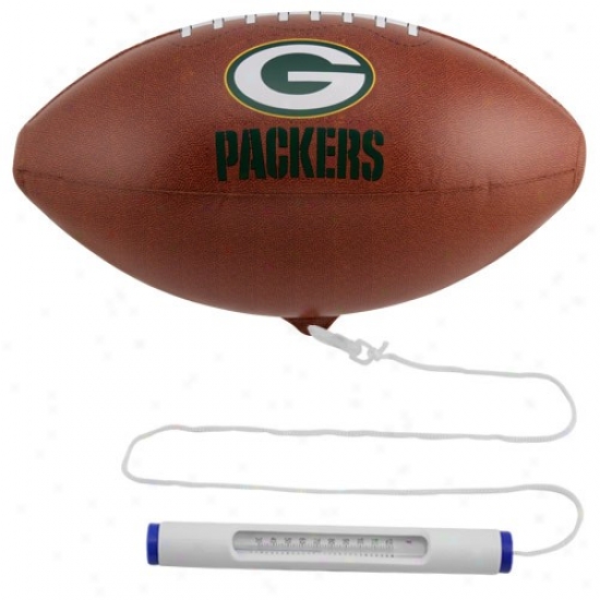 Green Bay Packers Floatlng Football Pool Thermometer
