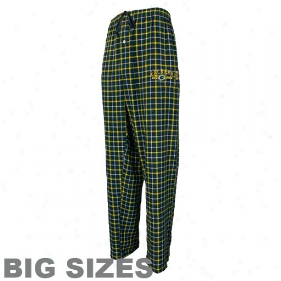 Unseasoned Bay Packers Green Gameplay Big Sizes Flannel Pants