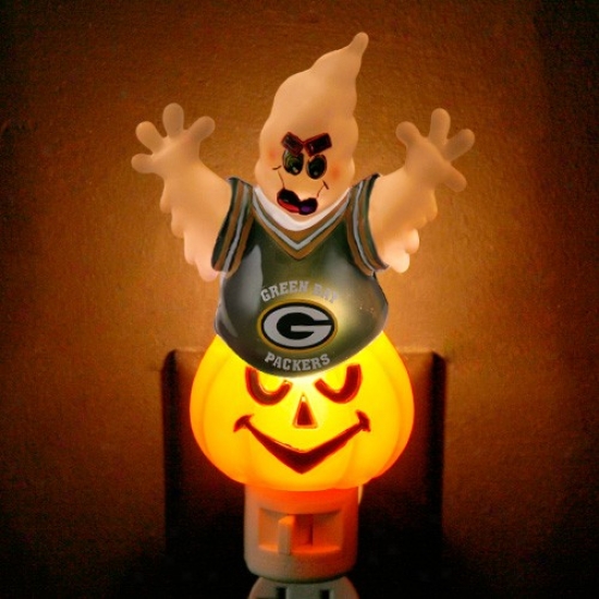 Green Bay Packers Halloween Ghost Night Light