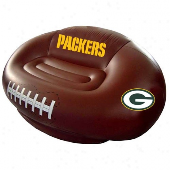 Green Bay Packers Inflatable Football Sofa