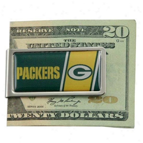 Unseasoned Bay Packers Nfl Coin  Clip