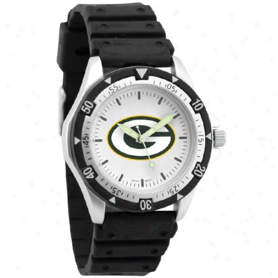 Green Bay Watch : Unripe Bay Men's Black Option Watch