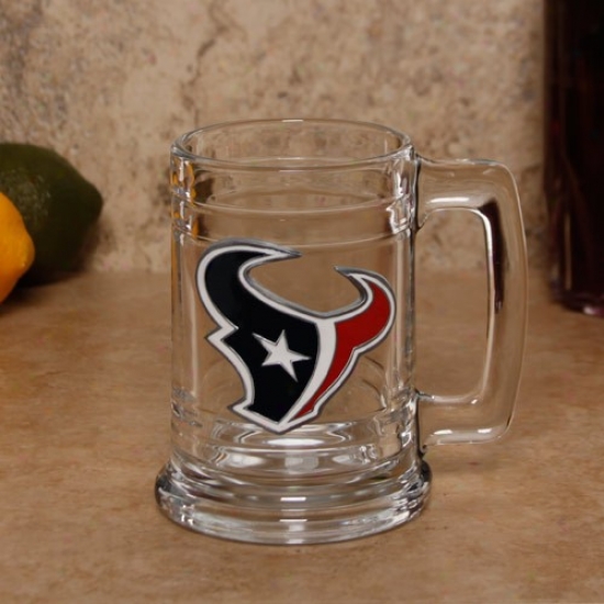 Houston Texans 15oz. Team Logo Glass Tankard