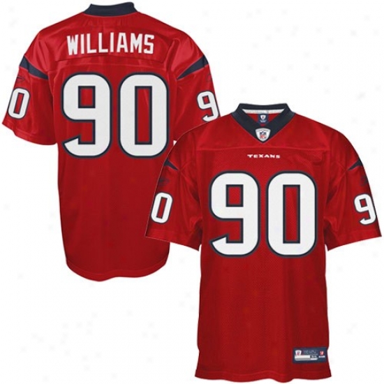 Houston Texans Jerseys : Reebok Nfl Equipment Mario Williams Houston Texans Authentic  Jerseys - Red Alternate