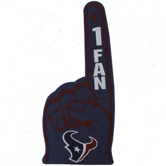 Houston Texans Ships Blue #1 Fan Foam Finger