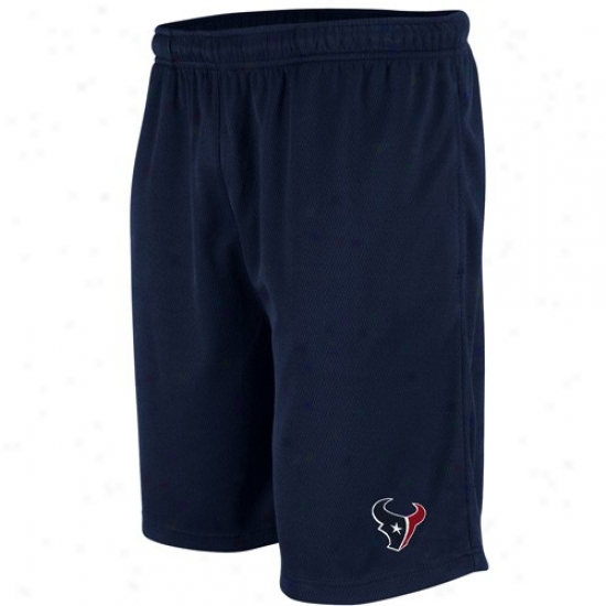 Houston Texans Navy Blue Classic Mesh Shorts