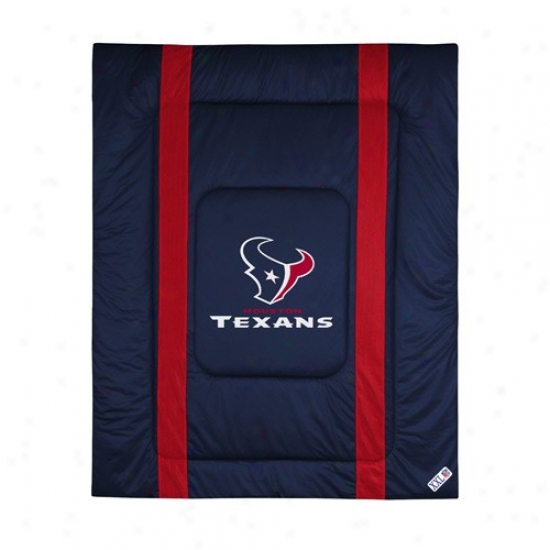 Houston Texans Queen/full Size Sideline Comforter