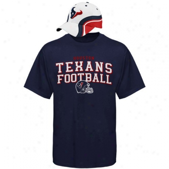 Houston Texans Tshirts : Reebok Houston Texans Rivalry Hat & Tshirts Cokbo Set