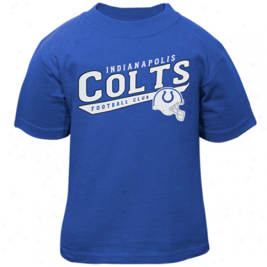 Indianapolis Colt Shirt : Reebok Indianapolis Colt Todder Royal Blue The Call Is Tails Shirt