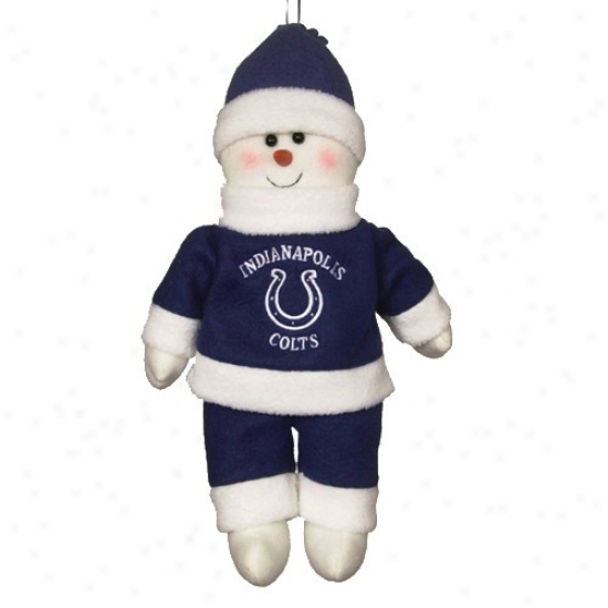 Indianapolis Colts 10-inch Snowflake Confidant Pluhs