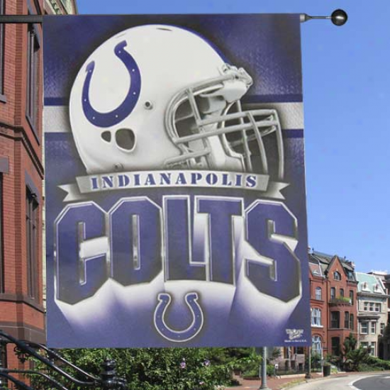 Indianapolis Colts Banners : Indianapolis Colts 27'' X 37'' Helmet Vertical Banners Banners
