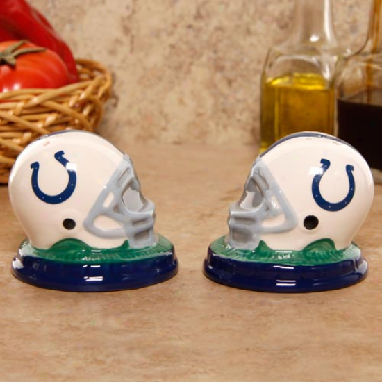Indianapolis Colts Ceramic Helmet Salt & Pepper Shakers