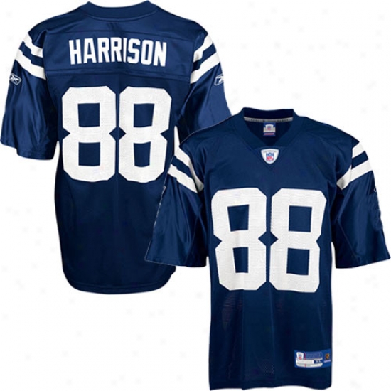 Indianapolis Colts Jersey : Reebok Nfl Equipment Indianapolis Colts #88 Marvin Harrison Royal Blue Preschool Replica Football Jersey