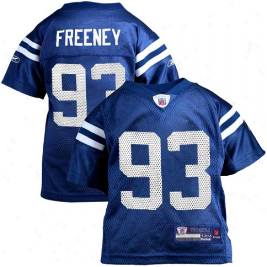 Indianapolis Colts Jerseys : Reebok Dwight Freeney Indianapolis Colts Ibfant Replica Jerseyz - Royal Blue