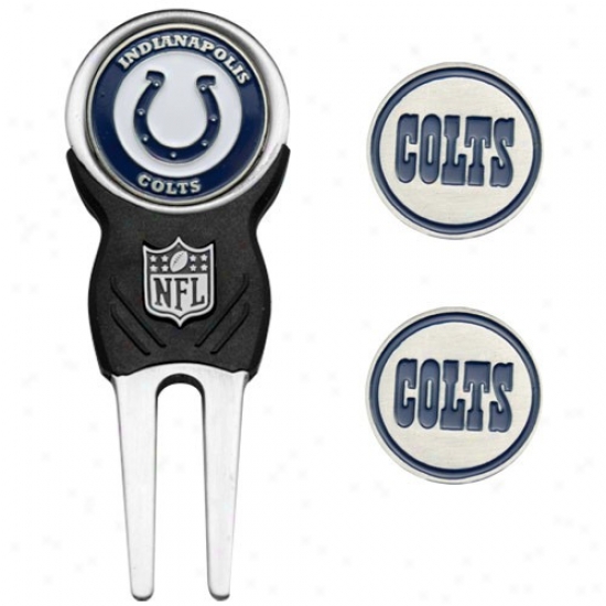 Indianapolis Colts Nfl Divot Tool & Ball Marker Set