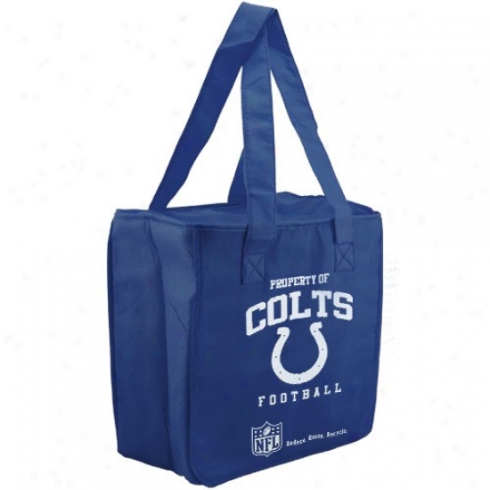 Indianapolis Colts Royal Blie Reusable Insulated Carry Bag