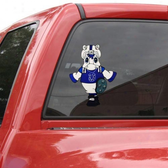 Indianapoliis Colts Team Mascot 12'' Window Adhere