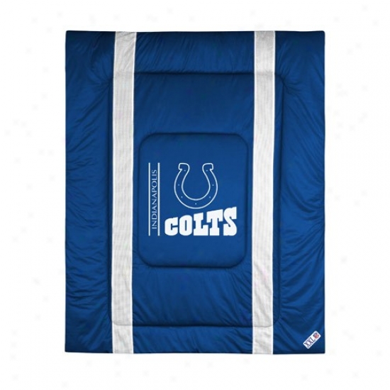 Indianapolis Colts Twin Bigness Sideline Comforter