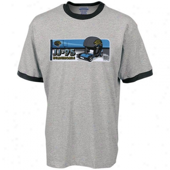 Jacksonville Jags T Shirt : Reebok Jacksonville Jags Ash Helmet Mobile T Shirt